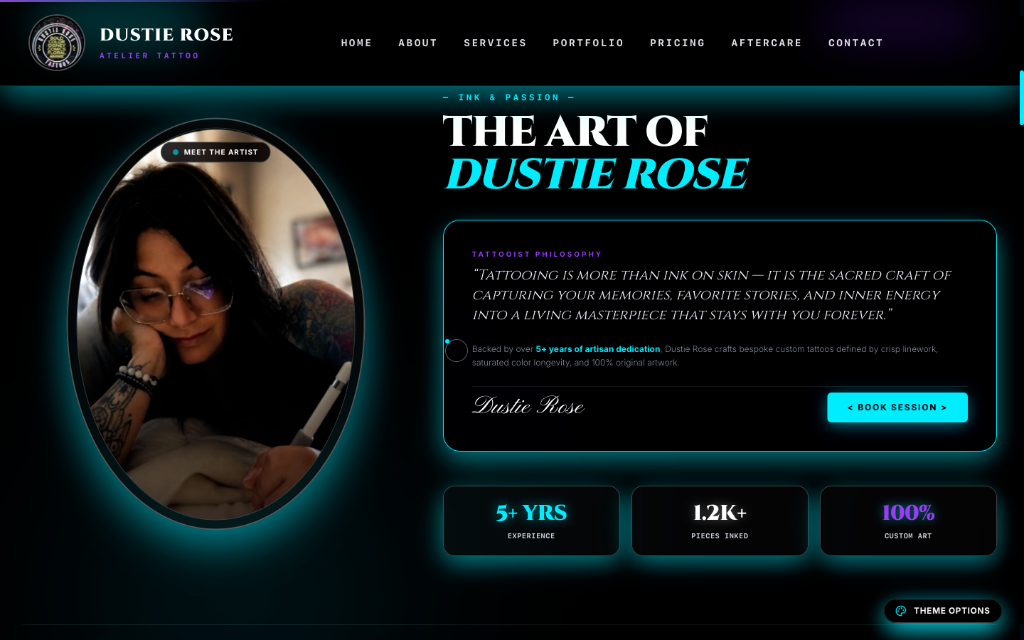 Dustie Rose Bold Color & Anime Realism