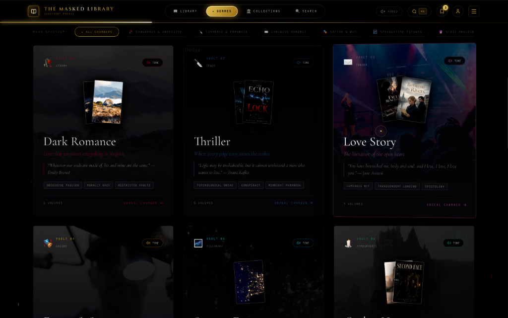 The Grand Library Mood Spectrum Vaults