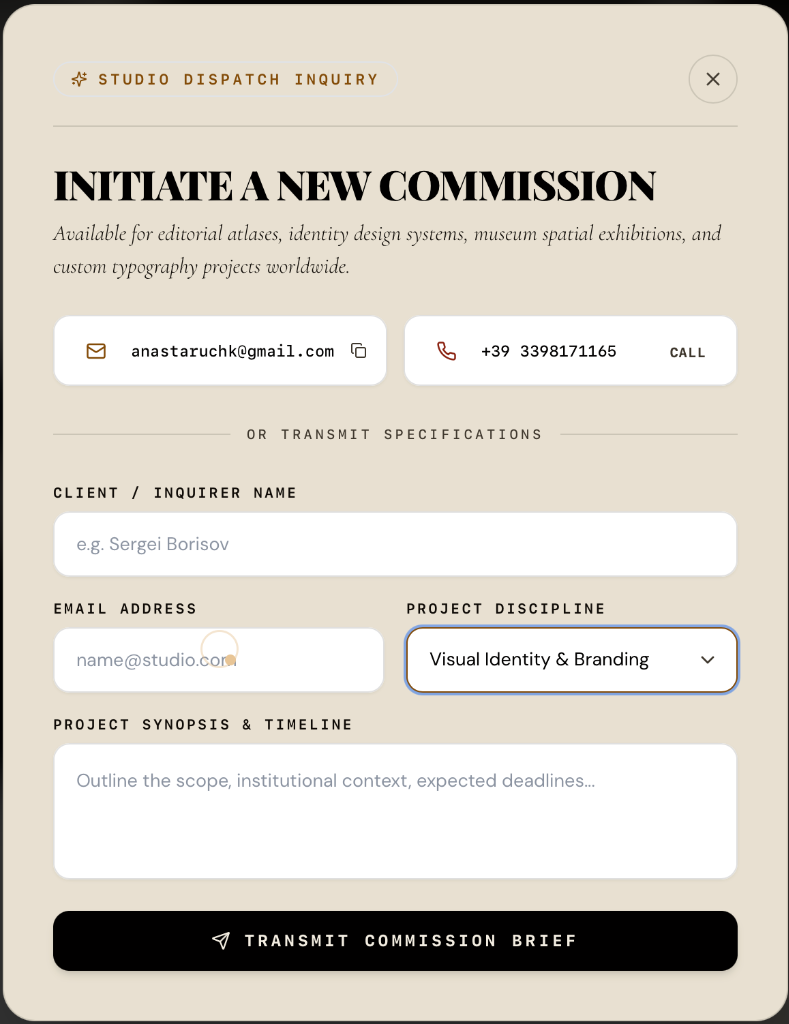 Anastasia Ruchkina Commission Form
